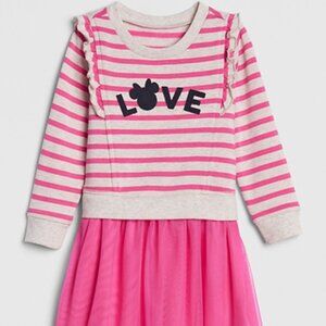 babyGap x Disney Girls Size 5 Minnie Mouse Mix-Media Dress